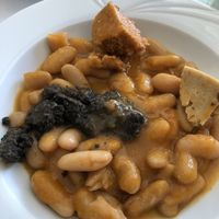 Fabada vegana at Casa Chema in Oviedo