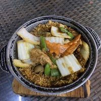 Clay pot rice  at Xing Hua Vegetarian 兴化美食 - Fortune Centre in Central Singapore