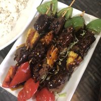 Lamb kebab   at Xing Hua Vegetarian 兴化美食 - Fortune Centre in Central Singapore