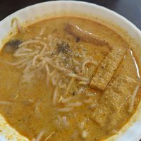 Laksa (doesn't look so pretty busy yummy!) at Xing Hua Vegetarian 兴化美食 - Fortune Centre in Central Singapore