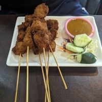 Satay at Xing Hua Vegetarian 兴化美食 - Fortune Centre in Central Singapore