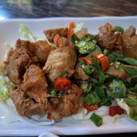 Spicy chicken at Xing Hua Vegetarian 兴化美食 - Fortune Centre in Central Singapore