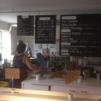 Inside the cafe at Wise Beans in Bristol