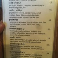 Specialty Rolls 2 at Shizen Vegan Sushi Bar in San Francisco