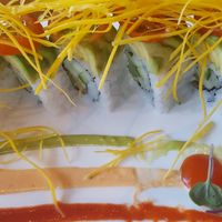 Veggie roll at Shizen Vegan Sushi Bar in San Francisco