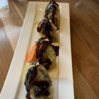 Oyster mushroom tempura, so good! Get it at Shizen Vegan Sushi Bar in San Francisco