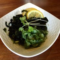 Seaweed salad (best ever). at Shizen Vegan Sushi Bar in San Francisco
