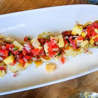 Very tasty vegan "sushi", presented well at Shizen at Shizen Vegan Sushi Bar in San Francisco