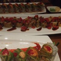 Sushi items at Shizen Vegan Sushi Bar in San Francisco