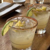 Spicy pineapple soda thing. Yum 😋   at Shizen Vegan Sushi Bar in San Francisco