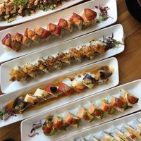 So creative and delicious! at Shizen Vegan Sushi Bar in San Francisco