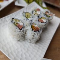 Philadelphia rolls at Shizen Vegan Sushi Bar in San Francisco