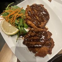 Bean curd Katsu so good!!  at Shizen Vegan Sushi Bar in San Francisco