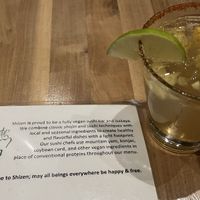 “Secret Soda"  at Shizen Vegan Sushi Bar in San Francisco
