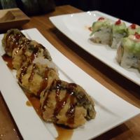 Something with shitake at Shizen Vegan Sushi Bar in San Francisco