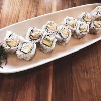 California Roll at Shizen Vegan Sushi Bar in San Francisco