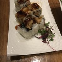 Sweet Potato roll, I will order this every time. Delicious!!!  at Shizen Vegan Sushi Bar in San Francisco