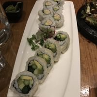 Vegetable Roll & California Roll. These were sooooo good!!! at Shizen Vegan Sushi Bar in San Francisco