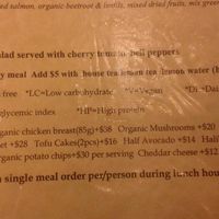 Guide to different diets on the menu at O Green Cafe in Hong Kong Island