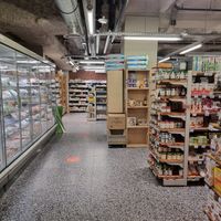 Inside shop at Naturalia in Metz