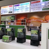 Vegan promo for Veganuary  at Boost Juice in Newcastle Upon Tyne