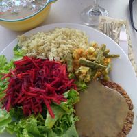 Meal of the day at Frutos del Sol in Cali