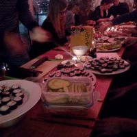 Self made (vegan) Sushi during the event 'großes Raum Sushi essen'  at raum in Witten