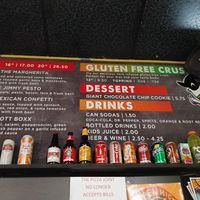 Menu 4: Items with a green leaf can be made vegan at The Pizza Joint - Mesa St in El Paso