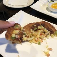 Scallion pancakes at Jujube Tree in Astoria