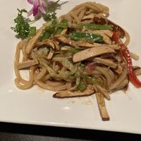 Stir fried udon at Jujube Tree in Astoria