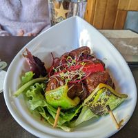 Seitan skewers at Jujube Tree in Astoria