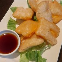 Tempura yams. at Jujube Tree in Astoria