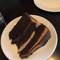 death by chocolate cake.  at Jujube Tree in Astoria