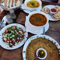 Vegan food at Marrakech Henna Art Cafe in Marrakech