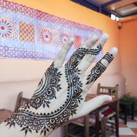 Henna! at Marrakech Henna Art Cafe in Marrakech