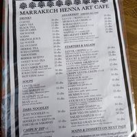  at Marrakech Henna Art Cafe in Marrakech