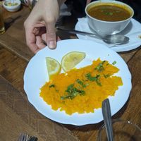 Pumpkin puree at Marrakech Henna Art Cafe in Marrakech