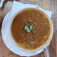 Lentil soup at Marrakech Henna Art Cafe in Marrakech