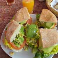 Vegan sandwich  ❤️ at Marrakech Henna Art Cafe in Marrakech