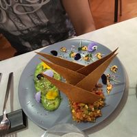 Nachos at Mantra Raw in Milan