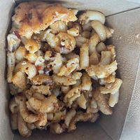 “Spicy” Mac and cheese   at Bistro Vonish Food Truck in Austin
