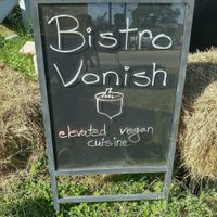 sign at Bistro Vonish Food Truck in Austin