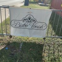 sign at Bistro Vonish Food Truck in Austin