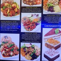 Menu at Vegan Galaxy in Huntington Beach