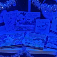 Children's books at Vegan Galaxy in Huntington Beach