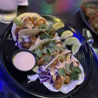 Vegan Shrimp Tacos  at Vegan Galaxy in Huntington Beach