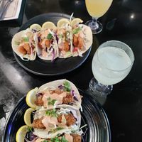 Tacos and limeade at Vegan Galaxy in Huntington Beach
