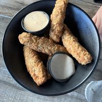 Heaven on Earth (Chick-free Tenders)  at Vegan Galaxy in Huntington Beach