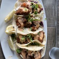 Ultimate Liberation (crispy shrimp)  at Vegan Galaxy in Huntington Beach
