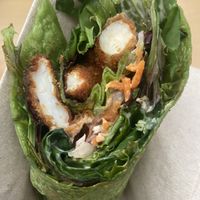Wrap with shrimp   at Vegan Galaxy in Huntington Beach